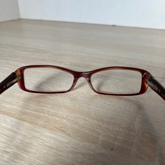 Prada VPR 15F 0AW-1O1 Eyeglasses Amber Frame PARTS ONLY 51-17-135 - Picture 6 of 11